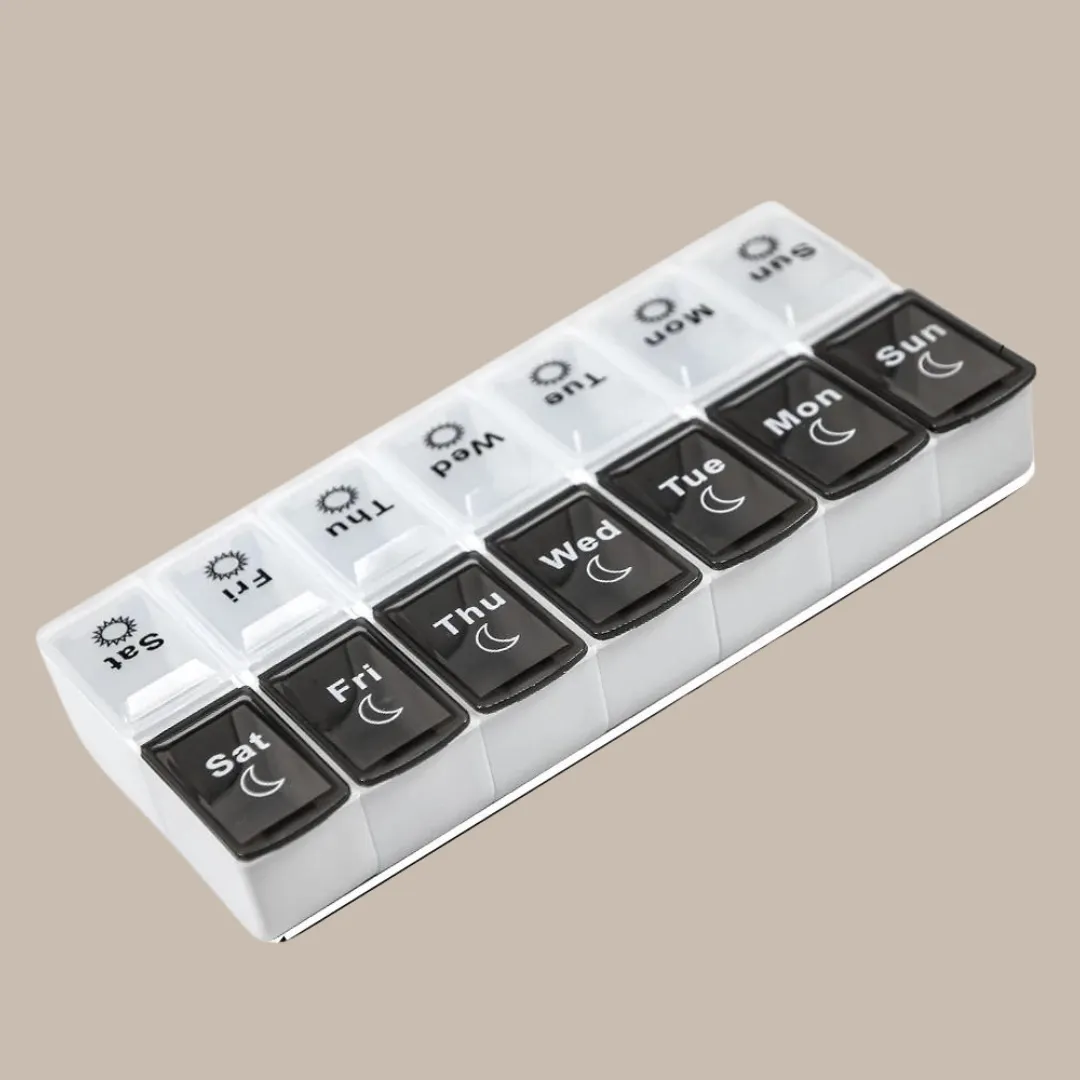 Portable Weekly Pill Organizer