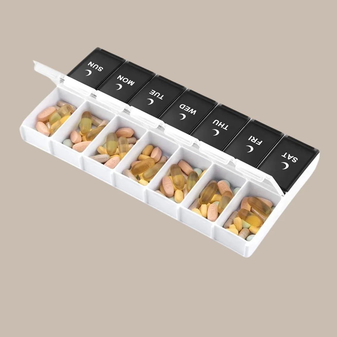 Portable Weekly Pill Organizer