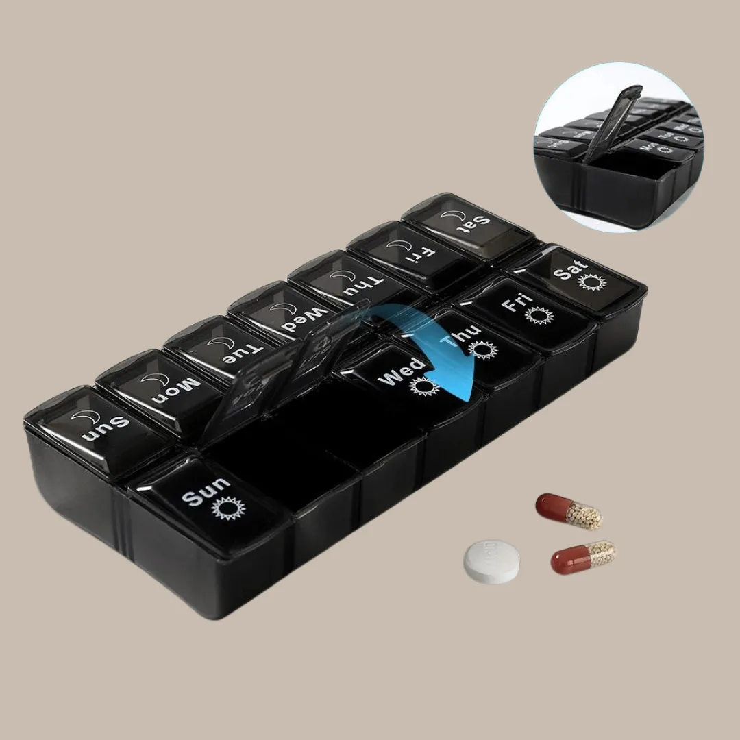 Portable Weekly Pill Organizer