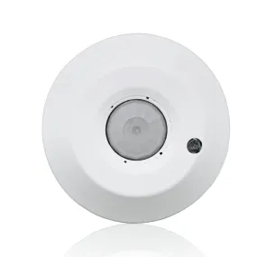 Provolt Occupancy Sensor, Line Voltage, 8'-12' Ceiling Mount, PIR, 450 sq ft, Daylighting, CEC Title 20/24 compliant. Color: White.