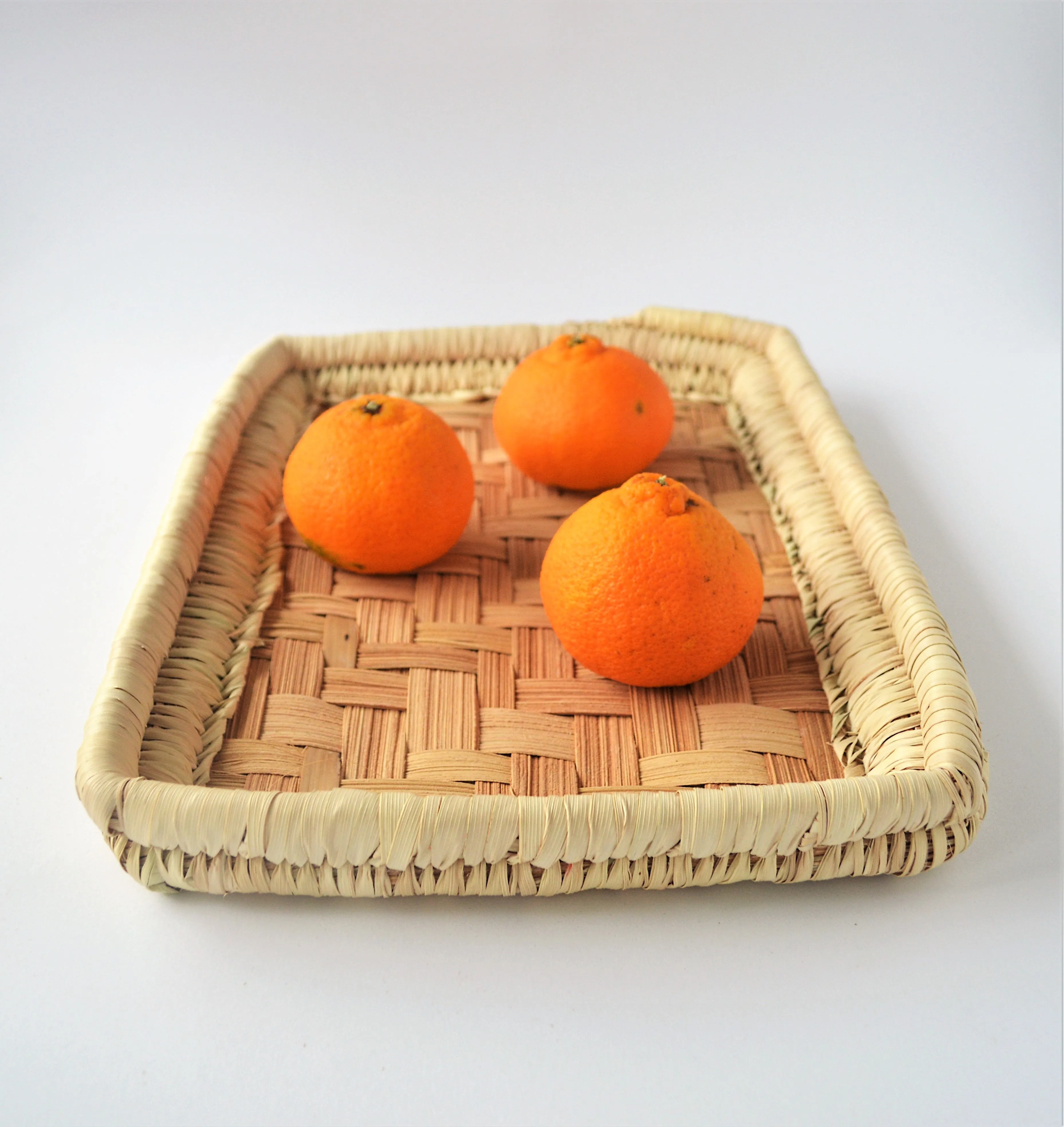 Rectangle Palm leaves hand woven basket
