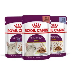 ROYAL CANIN SENSORY 3 FLAVOUR PACK 12 X 85GR