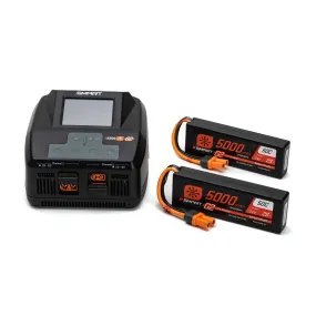 Smart SPMXG2PS4 G2 Powerstage 4S Surface Bundle: 2S 5000mAh LiPo Battery (2) / S2200 G2 Charger