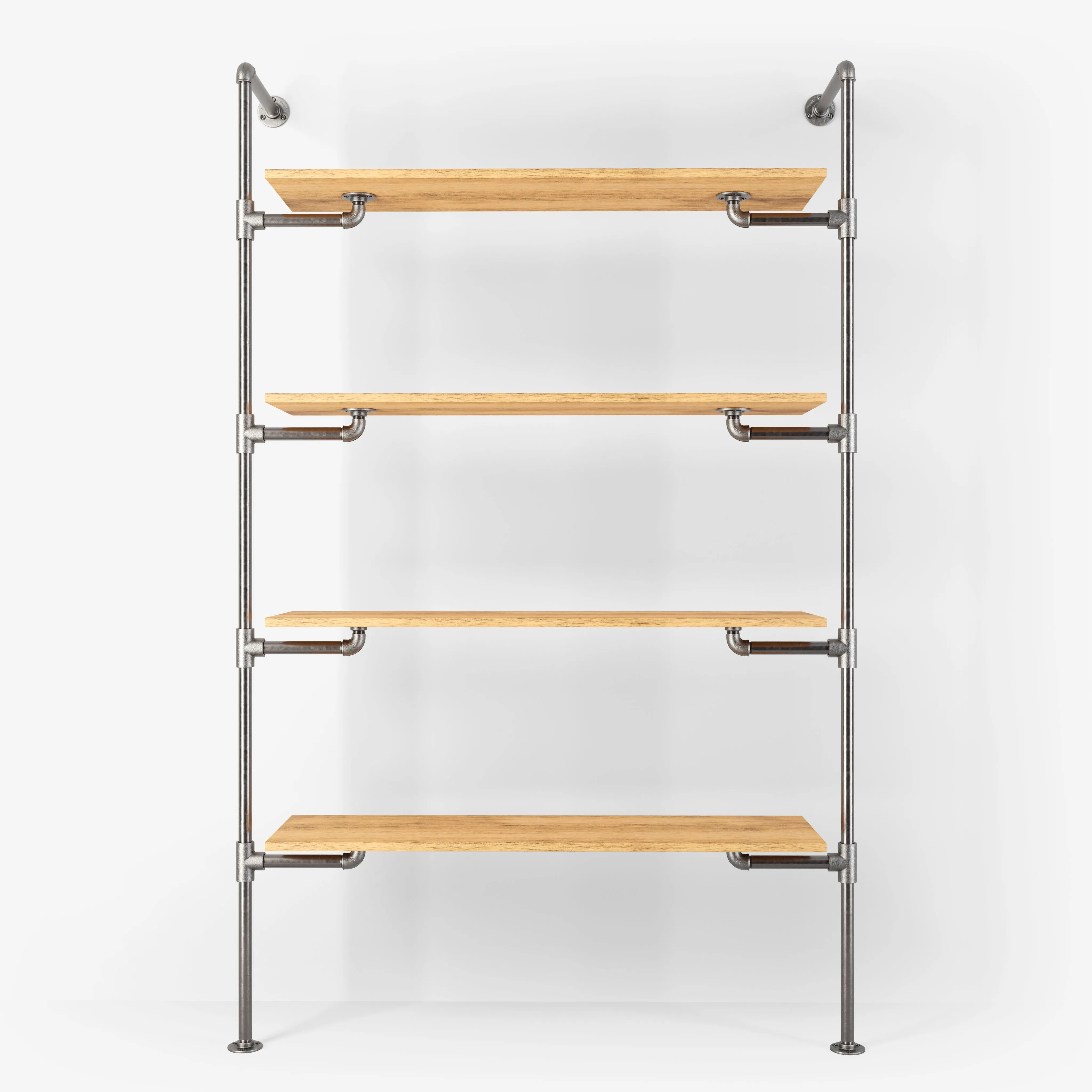 The Walk-In 1 row wardrobe system - (4 shelves)
