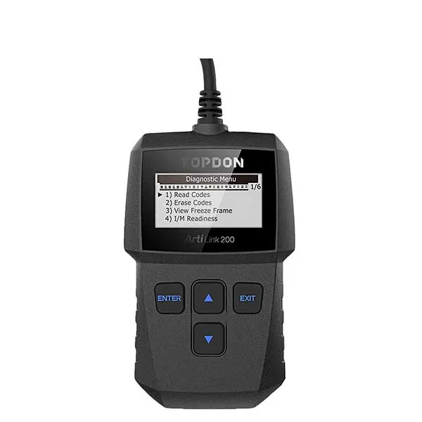 TOPDON - Artilink 200 - OBDII Fault Code Reader Diagnostic Scan Tool - 16V