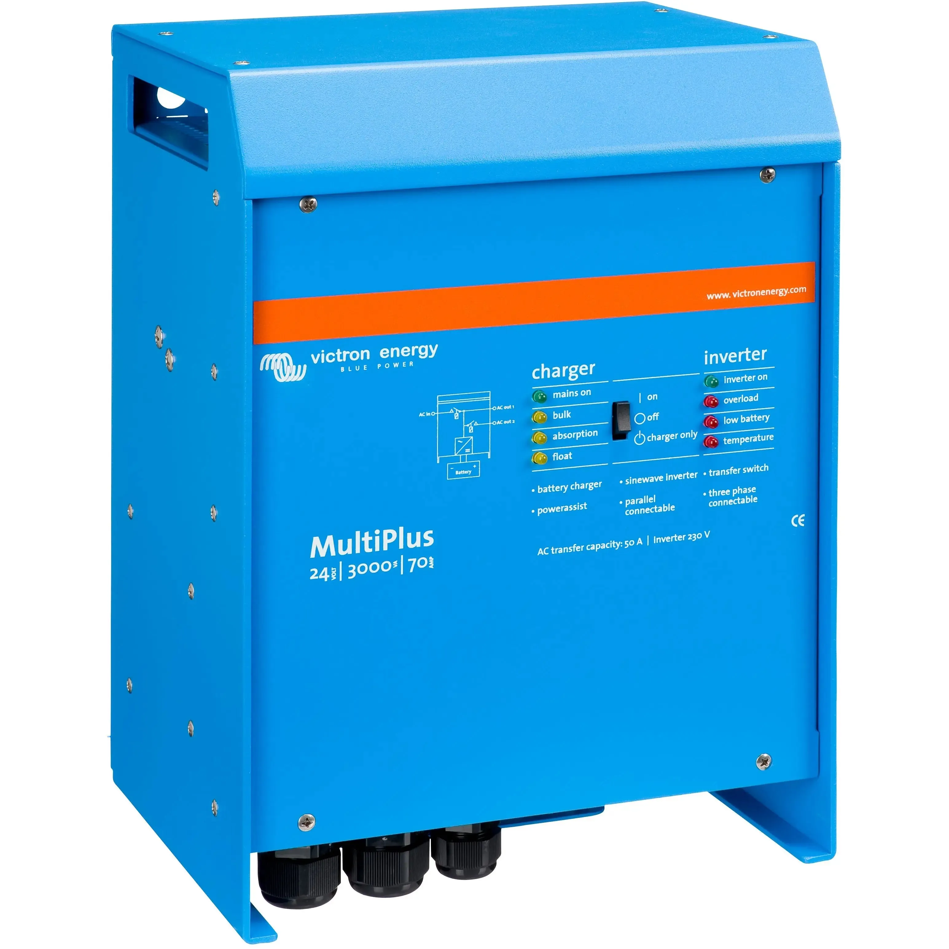 Victron MultiPlus 3000VA 24V 230VAC VE.Bus Inverter/Charger [EU Model]
