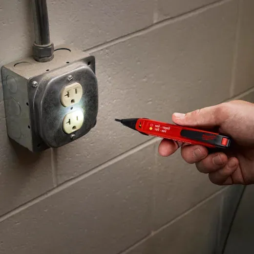 Voltage Detector - Milwaukee 10-1000V Dual Range Voltage Detector, 2203-20