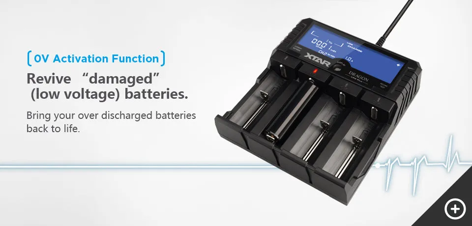XTAR VP4 Plus Dragon 4-Bay Battery Charger